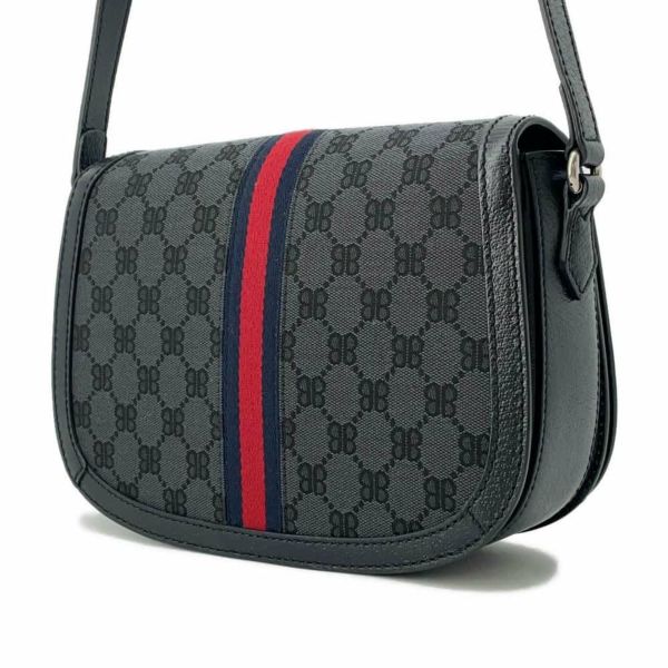 バレンシアガ ショルダーバッグ ザ・ハッカープロジェクト 680121 BALENCIAGA GUCCI コラボ 黒