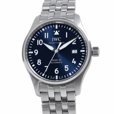 IWC パイロット ウォッチ マーク XX IW328204 腕時計 ブルー文字盤 安心保証