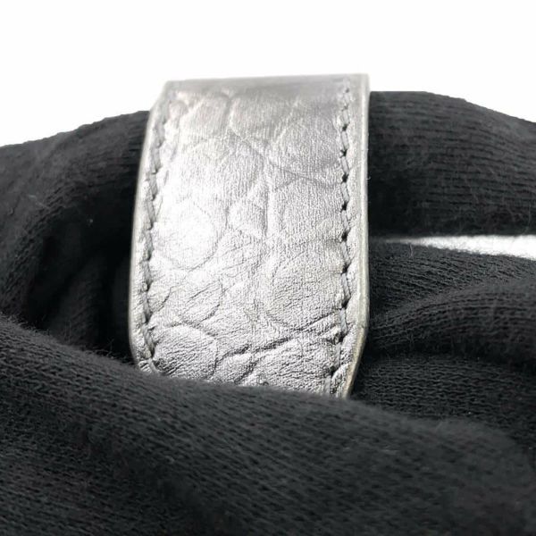 バレンシアガ ショルダーバッグ ネオ カゴール クロコ型押しレザー/ラインストーン 672754 BALENCIAGA