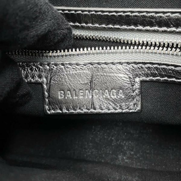 バレンシアガ ショルダーバッグ ネオ カゴール クロコ型押しレザー/ラインストーン 672754 BALENCIAGA