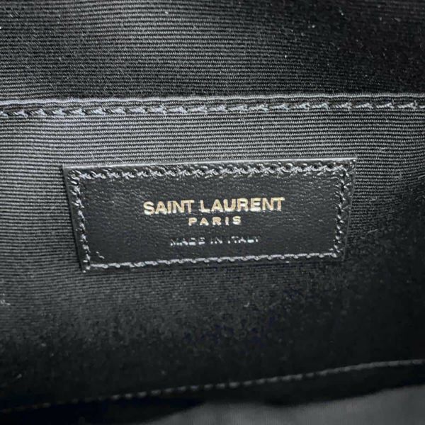 サンローランパリ ショルダーバッグ ルー カメラバッグ レザー Vステッチ 761554 SAINT LAURENT PARIS 黒