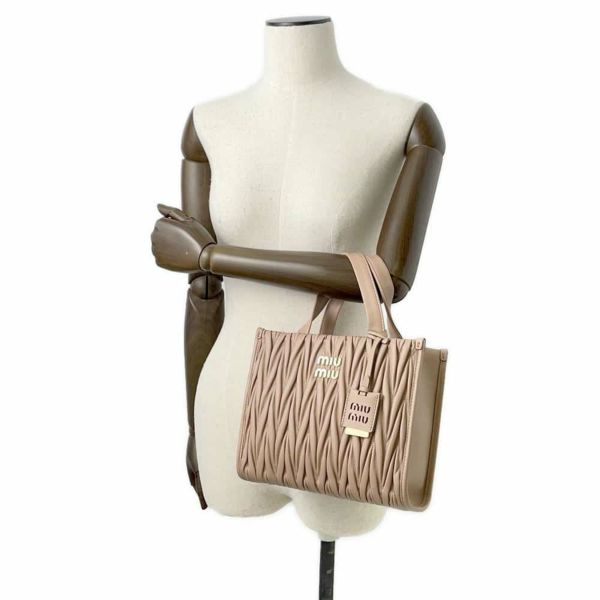 MiuMiu ハンドバッグ ミュウミュウ Miu Miu MIUMIU ハンドバッグ MATELASSE マテラッセ