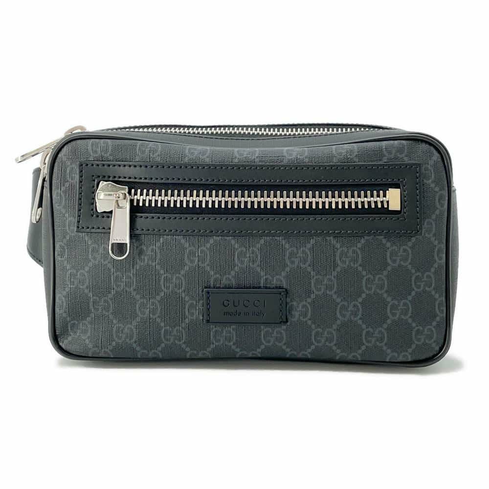 グッチ ボディバッグ GGスプリーム PVC レザー 474298 GUCCI ウエスト  