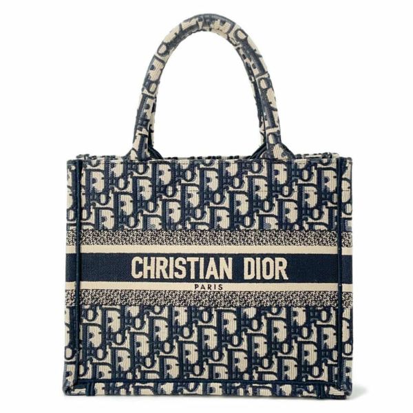 クリスチャン・ディオール トートバッグ ブックトート オブリーク スモール キャンバス M1265ZRIW_M828 Christian Dior