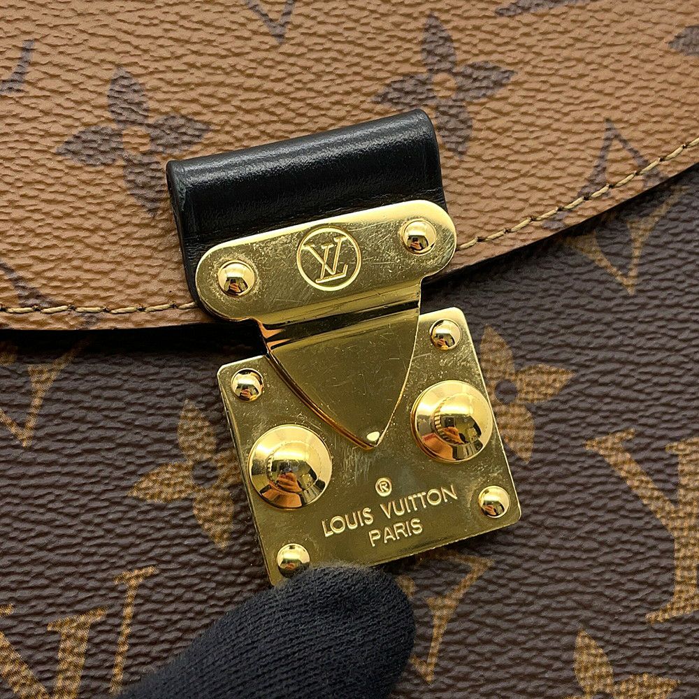 ルイヴィトン ショルダーバッグ モノグラム・リバース カメラボックス LOUIS VUITTON 2wayハンドバッグ ブラック 黒