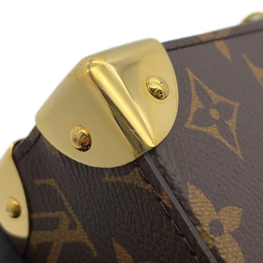 ルイヴィトン ショルダーバッグ モノグラム・リバース カメラボックス LOUIS VUITTON 2wayハンドバッグ ブラック 黒