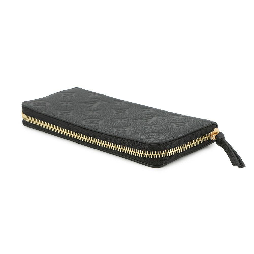 ルイヴィトン 長財布 モノグラム・アンプラント ポルトフォイユ・クレマンス M60171 LOUIS VUITTON ブラック 黒