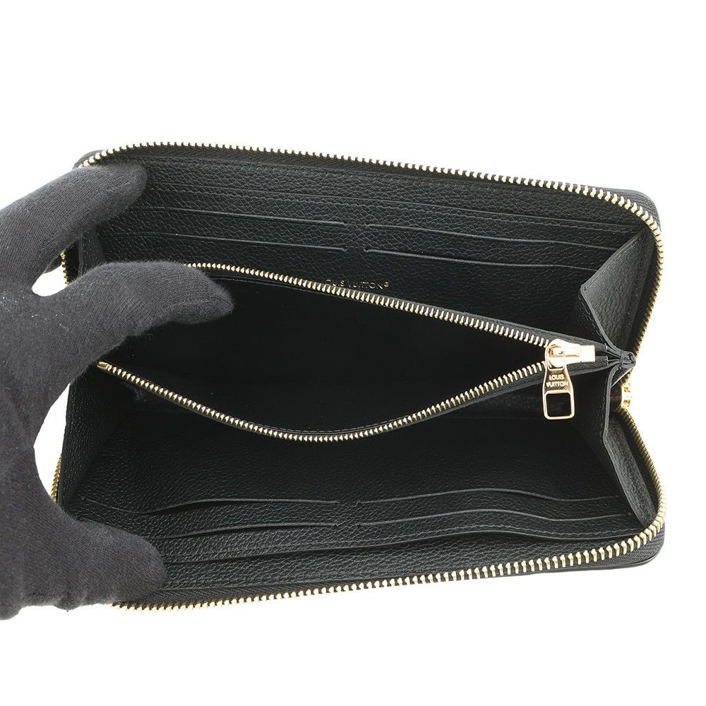 ルイヴィトン 長財布 モノグラム・アンプラント ポルトフォイユ・クレマンス M60171 LOUIS VUITTON ブラック 黒