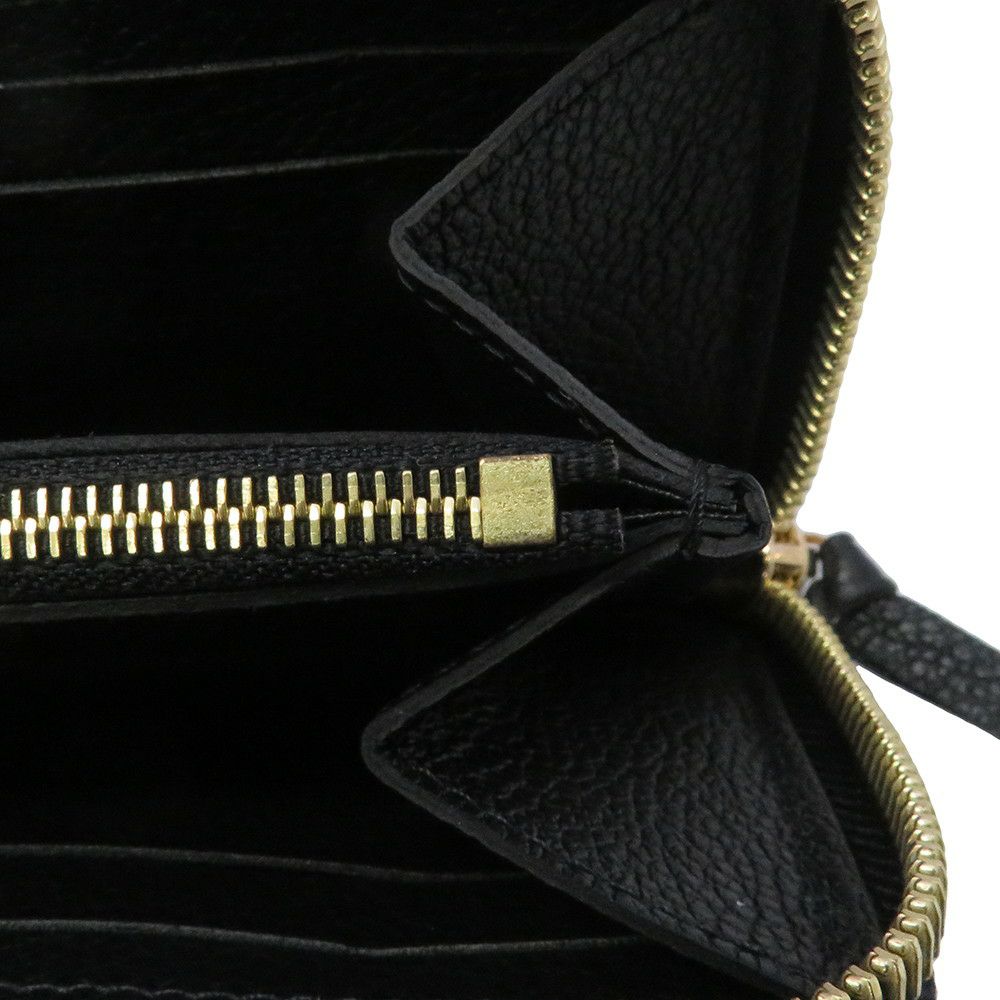 ルイヴィトン 長財布 モノグラム・アンプラント ポルトフォイユ・クレマンス M60171 LOUIS VUITTON ブラック 黒