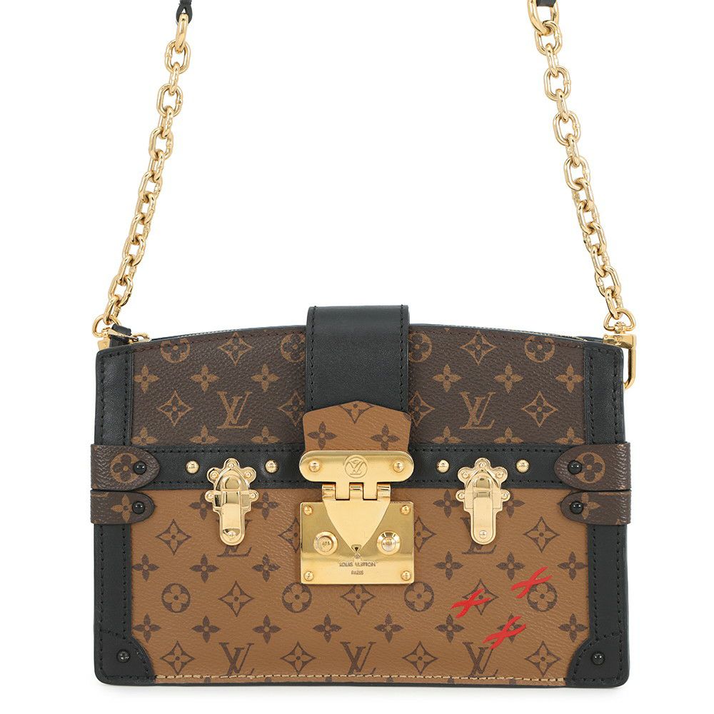 ルイヴィトン ショルダーバッグ モノグラム・リバース トランククラッチ M43596 LOUIS VUITTON ヴィトン バッグ