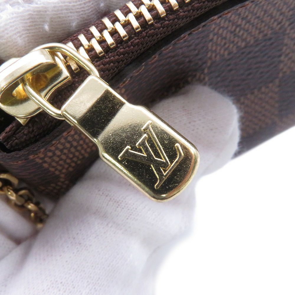 ルイヴィトン コインケース ダミエ・エベヌ ポシェット・クレ N62658 LOUIS VUITTON ヴィトン 財布 小銭入れ