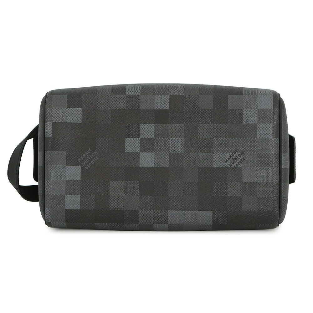 ルイヴィトン クラッチ ダモフラージュ・ブラック キャンバス ドップ・キット M15109 LOUIS VUITTON メンズ 黒 ブラック