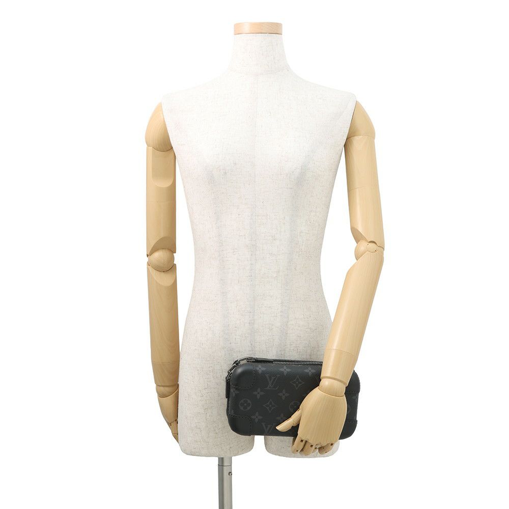 ルイヴィトン ショルダーバッグ モノグラム・エクリプス ホライゾン・クラッチ M45579 2way クラッチ メンズ 黒 ブラック