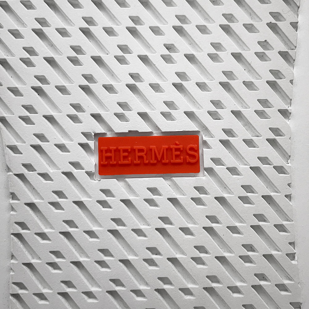 エルメス スニーカー ゲット キャンバス レディースサイズ38 HERMES 靴 白