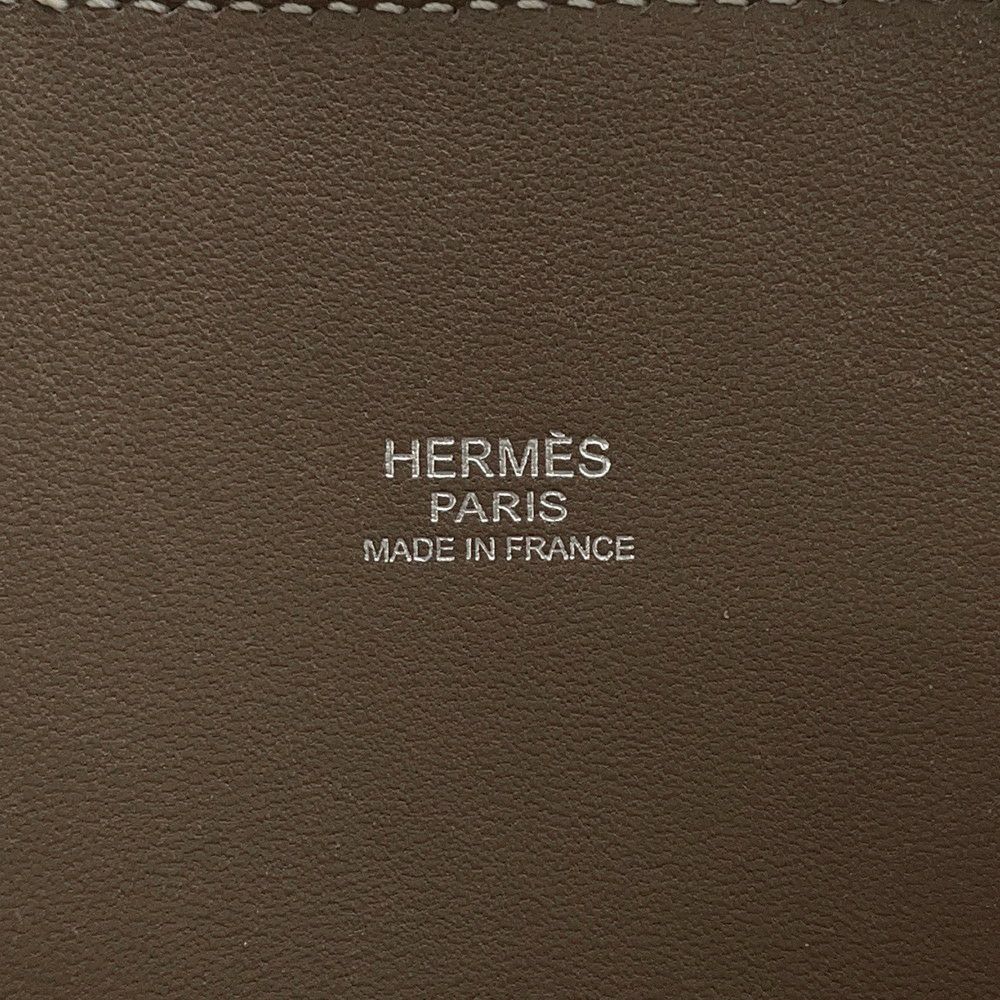 エルメス ハンドバッグ ボリード35 エトゥープ/シルバー金具 トリヨンクレマンス □L刻印 2wayショルダー