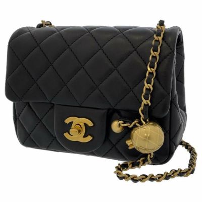 シャネル チェーンショルダーバッグ ミニマトラッセ 20 ココマーク ラムスキン AS1786 CHANEL ボールチェーン バッグ |  中古・新品ブランド販売ギャラリーレア公式通販