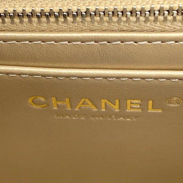 シャネル チェーンショルダーバッグ ミニマトラッセ 20 ココマーク ラムスキン AS1786 CHANEL ボールチェーン バッグ