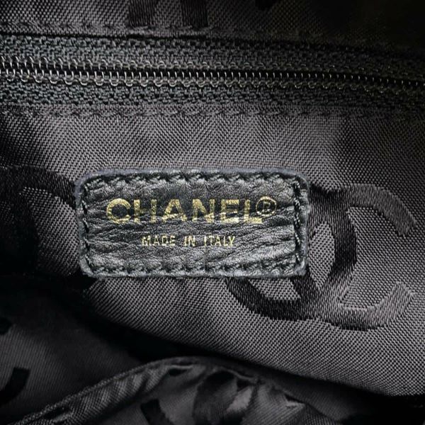 シャネル ショルダーバッグ ココマーク キャビアスキン CHANEL ハンドバッグ 黒