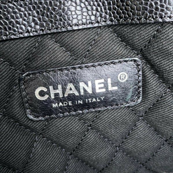 シャネル トートバッグ ココマーク ココトラベル PVC レザー A36181 CHANEL 黒