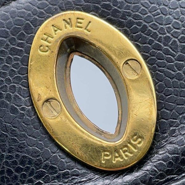 シャネル ビジネスバッグ マトラッセ ココマーク キャビアスキン CHANEL バッグ ハンドバッグ ブリーフケース 黒