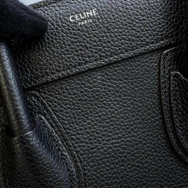 セリーヌ ハンドバッグ ラゲージ ショッパー マイクロ 189793 CELINE バッグ 黒