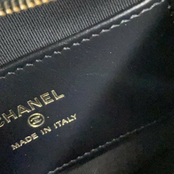 シャネル ハンドバッグ ココマーク マトラッセ ミニバッグ キャビアスキン AP3467 CHANEL 黒