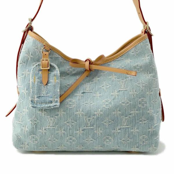 ルイヴィトン ショルダーバッグ モノグラム・デニム キャリーオール NM PM M11462 LOUIS VUITTON LV バイ・ザ・プール