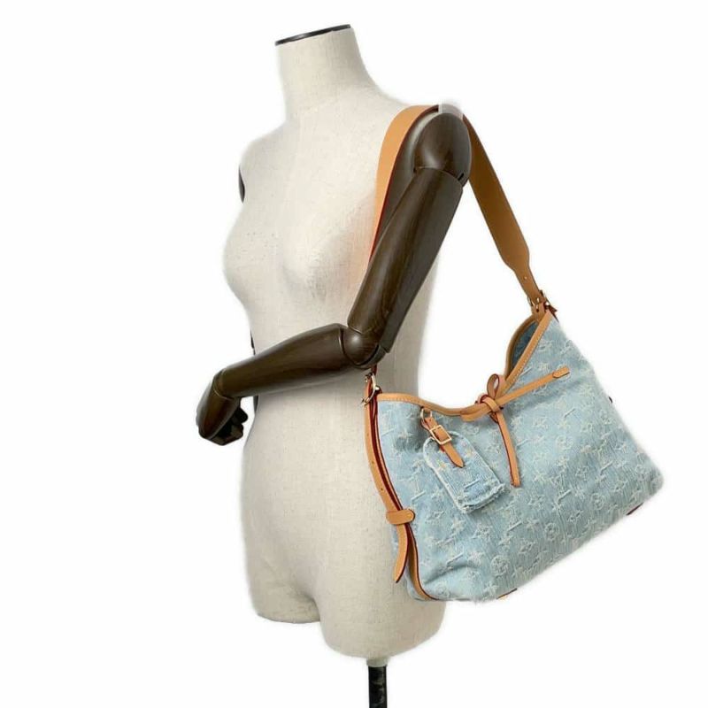 ルイヴィトン ショルダーバッグ モノグラム・デニム キャリーオール NM PM M11462 LOUIS VUITTON LV バイ・ザ・プール