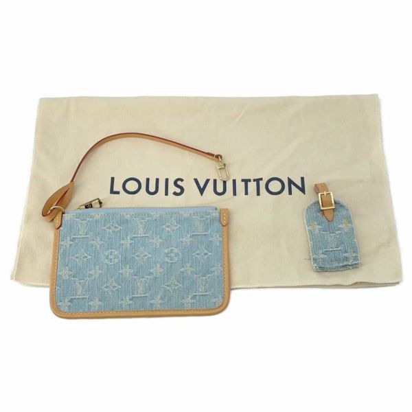 ルイヴィトン ショルダーバッグ モノグラム・デニム キャリーオール NM PM M11462 LOUIS VUITTON LV バイ・ザ・プール