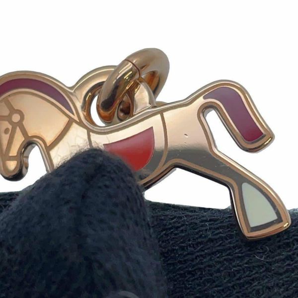 エルメス ピアス シュヴァル Cheval グランド パラード ラッカーメタル HERMES アクセサリー