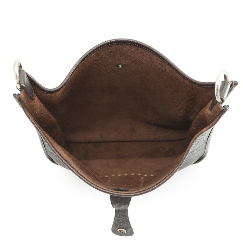 エルメス ショルダーバッグ エブリン1 PM ブラウン/シルバー金具 トゴ □F刻印