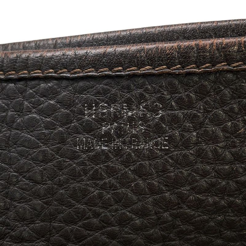 エルメス ショルダーバッグ エブリン1 PM ブラウン/シルバー金具 トゴ □F刻印