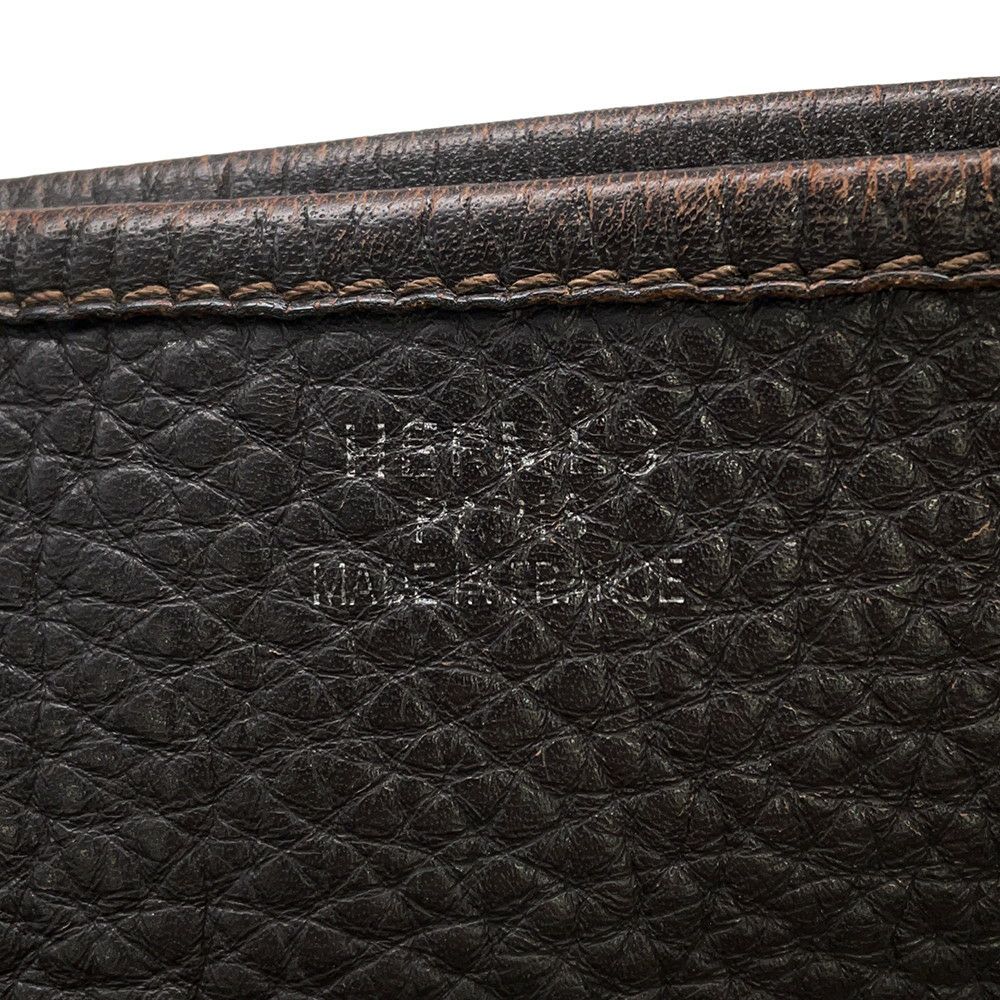 エルメス ショルダーバッグ エブリン1 PM ブラウン/シルバー金具 トゴ □F刻印