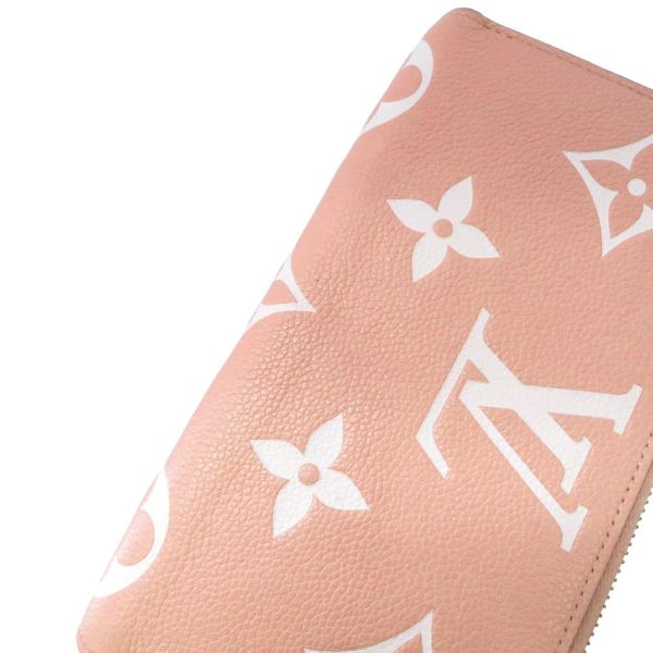 ルイヴィトン 長財布 バイカラーモノグラム・アンプラント ジッピー・ウォレット M81645 ヴィトン 財布