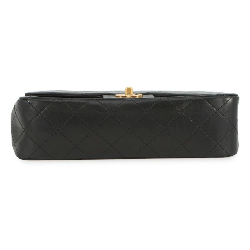 シャネル チェーンショルダーバッグ マトラッセ23 ココマーク ダブルチェーン ラムスキン A01113 CHANEL バッグ 黒