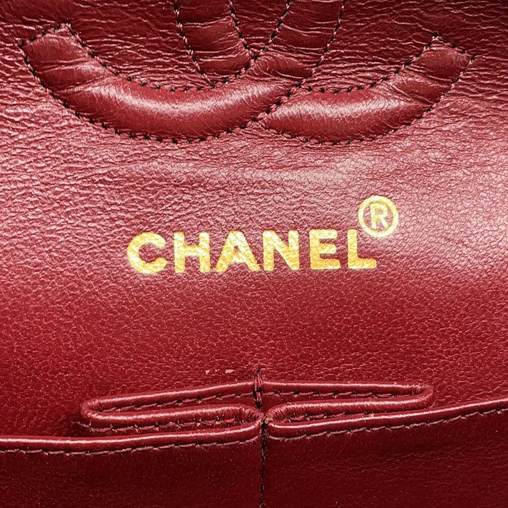 シャネル チェーンショルダーバッグ マトラッセ23 ココマーク ダブルチェーン ラムスキン A01113 CHANEL バッグ 黒