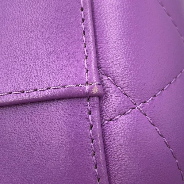 シャネル チェーンショルダーバッグ マトラッセ ココマーク スモール バニティ ラムスキン AS3066 CHANEL 2way