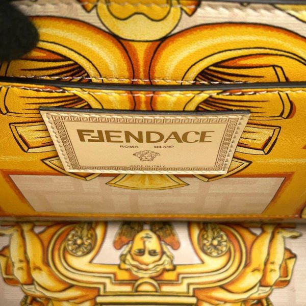 フェンディ ハンドバッグ ピーカブー アイシーユー 8BN327 FENDI VERSACE フェンダーチェ ヴェルサーチェコラボ