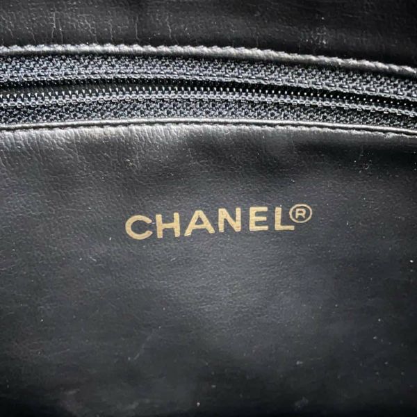 シャネル チェーントートバッグ ココマーク キャビアスキン CHANEL ショルダーバッグ 黒