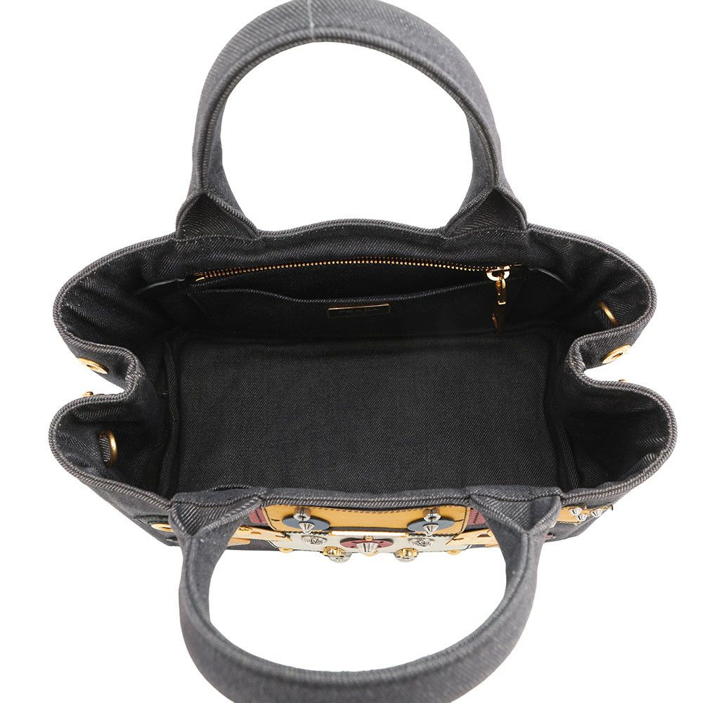 プラダ トートバッグ カナパ CANAPA ロボット キャンバス 1BG439 PRADA 2way