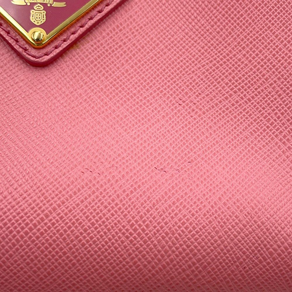 プラダ ショルダーバッグ トライアングルロゴ サフィアーノレザー BT1010 PRADA