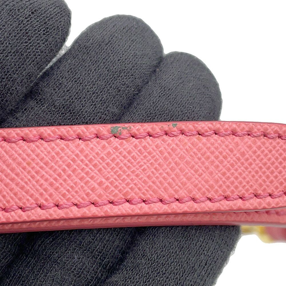 プラダ ショルダーバッグ トライアングルロゴ サフィアーノレザー BT1010 PRADA