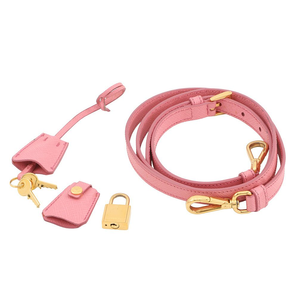 プラダ ショルダーバッグ トライアングルロゴ サフィアーノレザー BT1010 PRADA