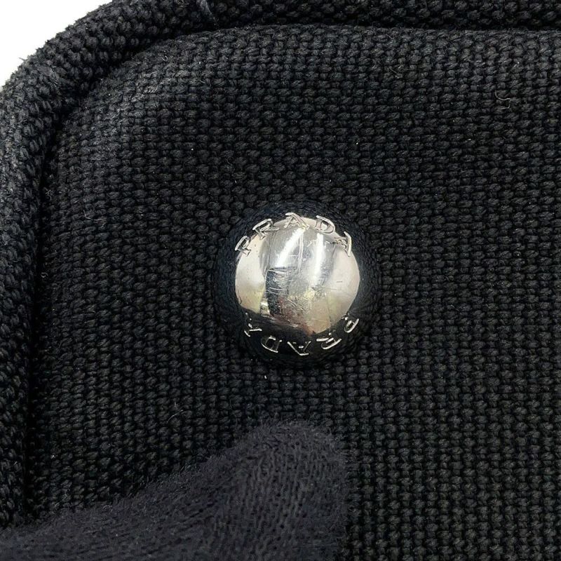 プラダ トートバッグ カナパ CANAPA キャンバス 1BG439 PRADA 2way 黒