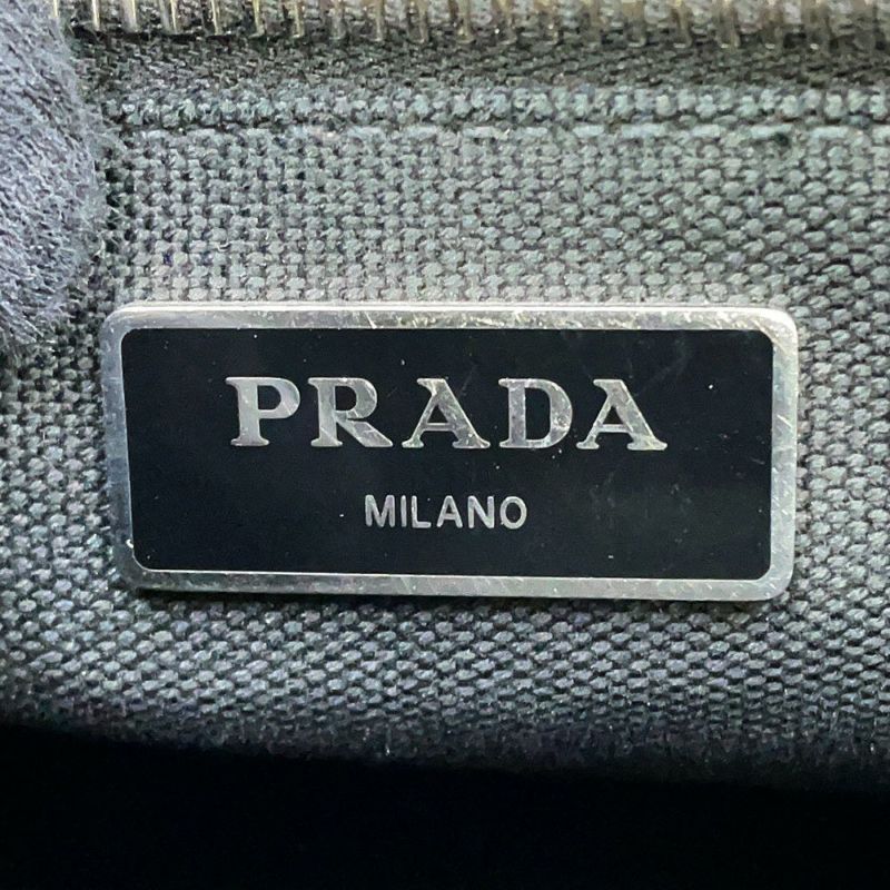 プラダ トートバッグ カナパ CANAPA キャンバス 1BG439 PRADA 2way 黒