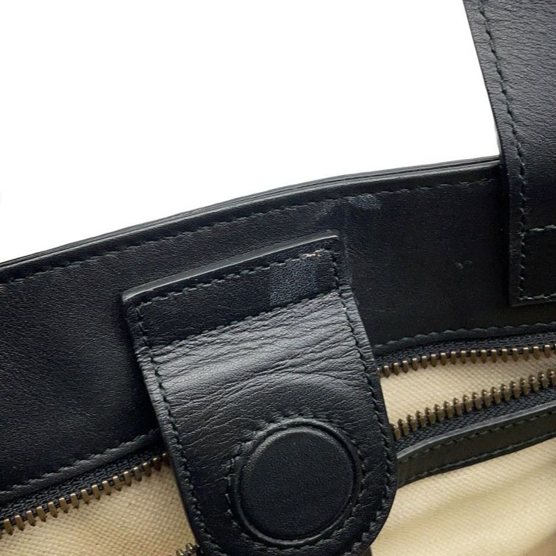 グッチ トートバッグ GGスプリーム ビープリント GGスプリーム/レザー 450950 GUCCI  2wayショルダー bee 蜂 黒