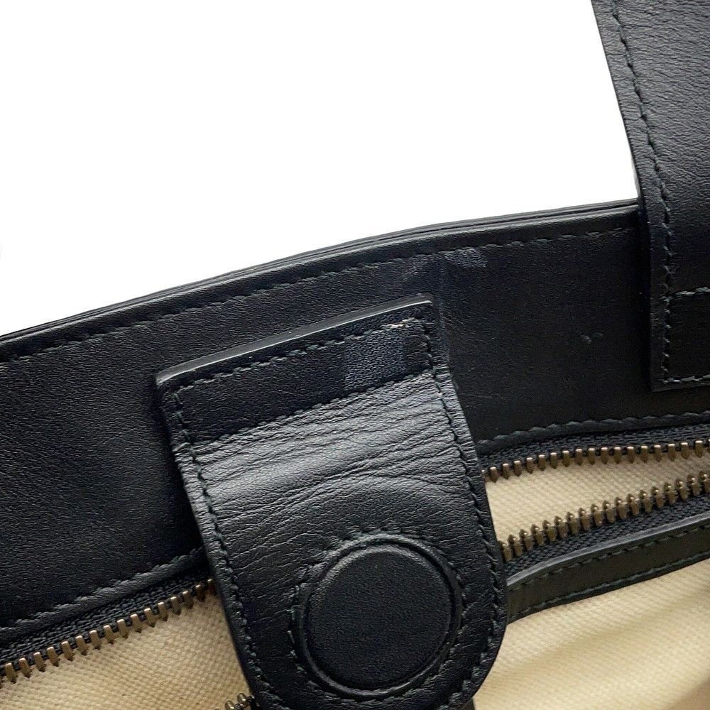 グッチ トートバッグ GGスプリーム ビープリント GGスプリーム/レザー 450950 GUCCI  2wayショルダー bee 蜂 黒