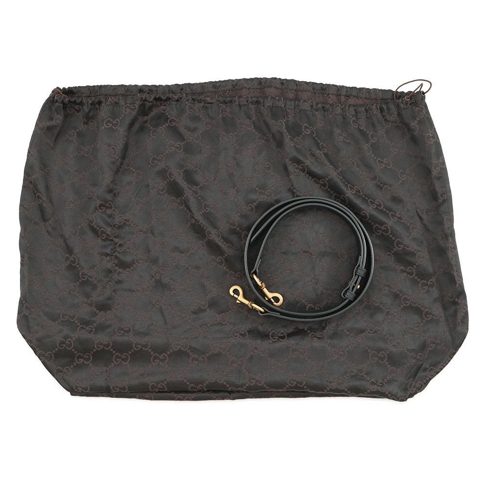 グッチ トートバッグ GGスプリーム ビープリント GGスプリーム/レザー 450950 GUCCI  2wayショルダー bee 蜂 黒
