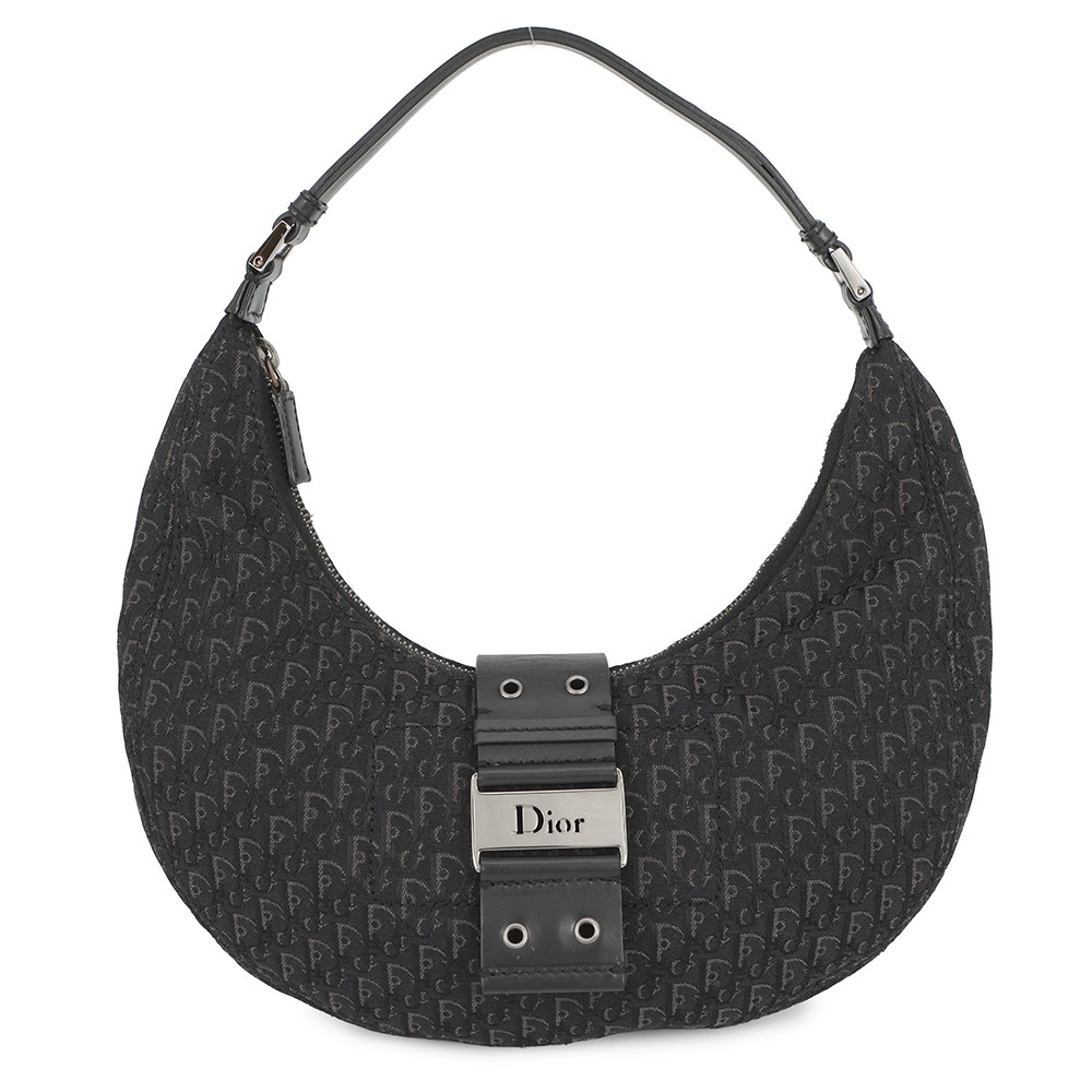 クリスチャン・ディオール ハンドバッグ オブリーク ストリートシック Christian Dior 黒 トロッター