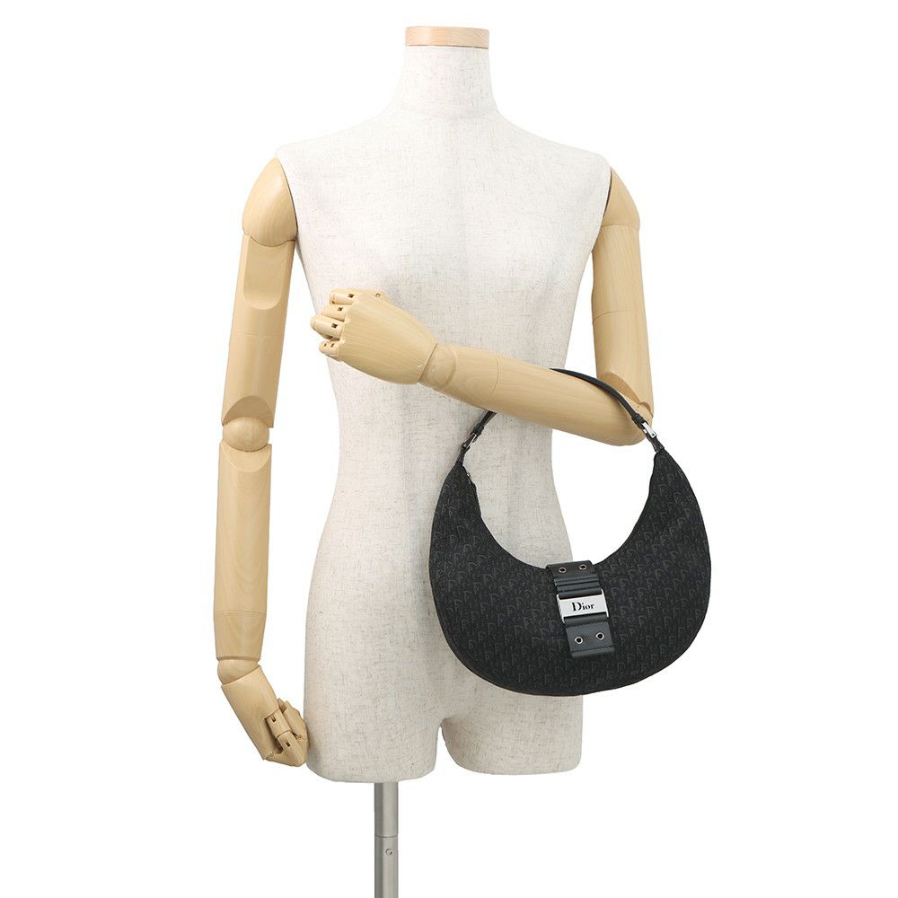 クリスチャン・ディオール ハンドバッグ オブリーク ストリートシック Christian Dior 黒 トロッター
